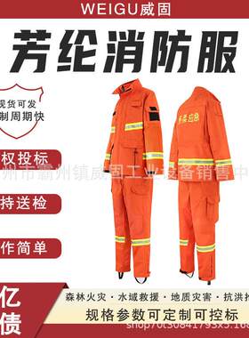 万亿国债自然灾害应急能力提升森林（草原）火灾扑救防火服隔热服