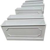 户外室外镀锌板花箱花盆不锈钢种植箱铁艺金属隔断花槽花池厂家