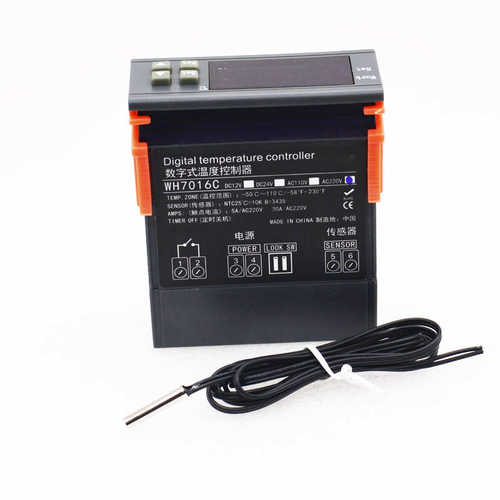 温控w7016c器器 数显水族 温度控制仪开关温控温控冰柜保温箱
