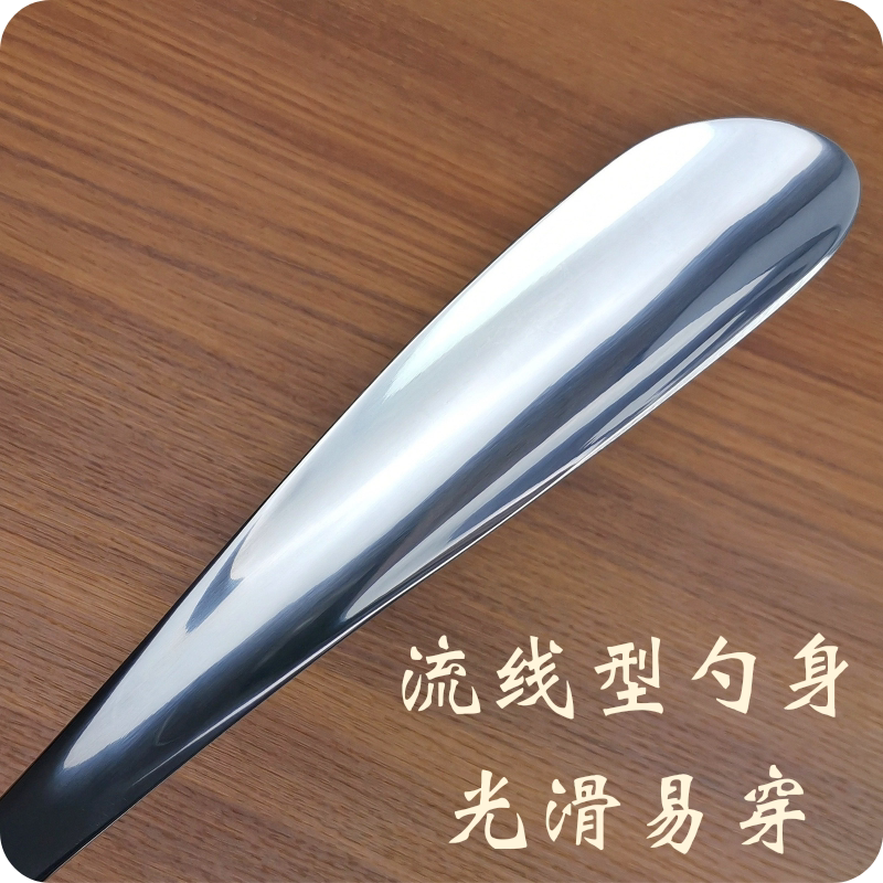 高档金属穿鞋拔子长柄家用穿鞋器鞋扒子提鞋神器合金长把鞋拨子
