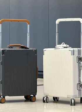 铝框行李箱女20密码登机静音万向轮宽拉杆拉杆箱男24PC旅行箱