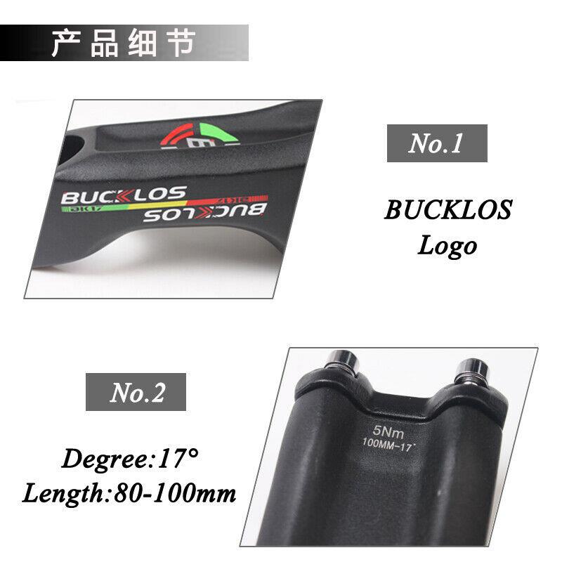 新款直销负17°山地公路自行车把立铝合金80/100mm黑色中空设计把