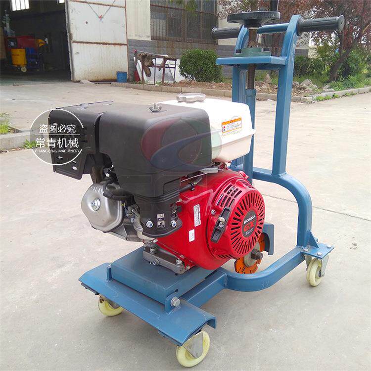 小型沥青混凝土路面切割开槽机手推式汽油水泥沥青路面开槽机