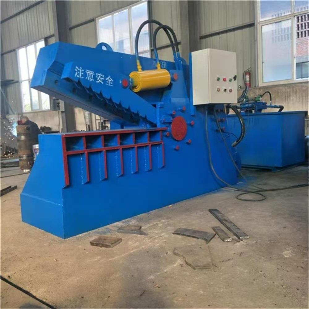鳄鱼液压剪小型鳄鱼剪价格废金属鳄鱼式液压剪切机废铁站槽钢圆钢