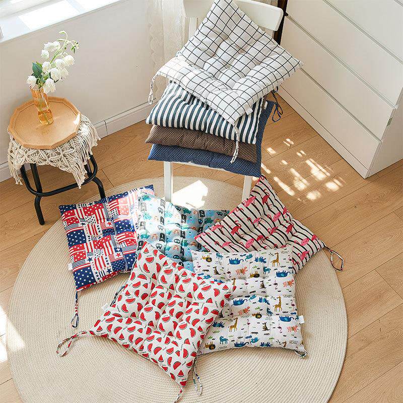 四季加厚防滑餐椅垫椅垫学生榻榻米垫教室凳子坐垫办公室久坐毛绒