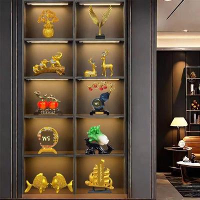 高档酒柜摆件客厅电视展示柜新中式装饰大气上档次乔迁新居摆设品