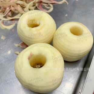 W削皮捅核分瓣机 多功能红苹果去皮去核分瓣机苹果桃子削皮