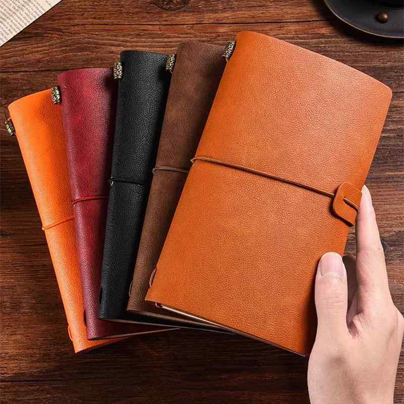 便携笔记本随身迷你A6旅行本便携小手帐本日记本小号羊皮笔记本本子复古文艺绑带手账本活动礼品礼盒装,文具电教/文化用品/商务用品,笔记本/记事本,淘宝优惠券,粉丝福利购,淘宝优惠卷