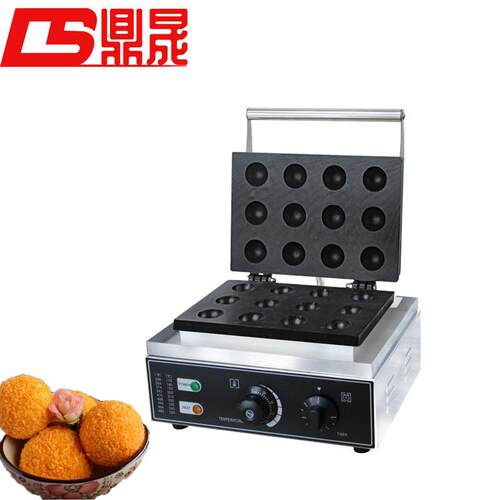 商用十二格球球酥机DS-12烤饼机香酥机圆圆酥烤饼机小吃设备