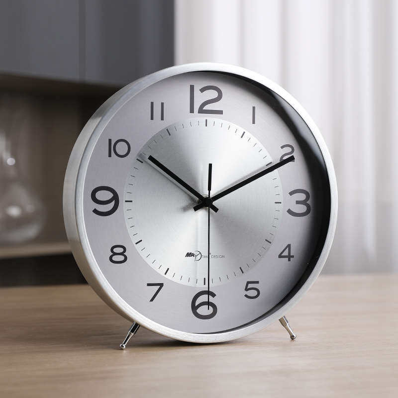 26X8现代轻奢座钟客厅家用台式坐钟台面摆件石英简约钟表桌面摆放