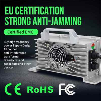 汽车电瓶充电器12V20A24V30A储能电源充电器车载防水大功率充电机