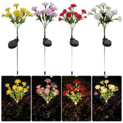 Carnation Solar Garden Lights Solar Outdoor Garden Lights