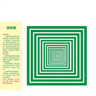 远视图眼肌运动训练墙贴散光恢复图增视图远眺图儿童视力矫正表