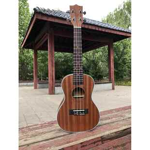 高档特价出口 2寸 23寸 26 单板 全单 尤克 1里里刻 雕板 侧孔 带