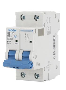 上海良信断路器Nader空气开关NDB1-63C/D型1P2P3P4P小型10A16A25A