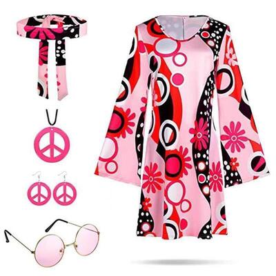 Womens clothing, century fashion, printed dress with he0