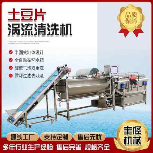 木耳银耳果蔬涡流清洗机高低工位旋流洗菜机土豆片涡流清洗设备