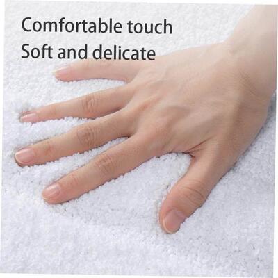 Bathroom flocking floor mat absorbent entry non-slip mat