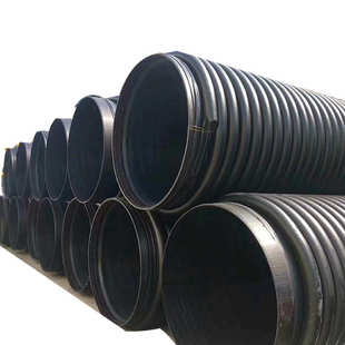 HDPE克拉管螺旋增强缠绕B型管排水高密度聚乙烯结构壁热态缠绕管