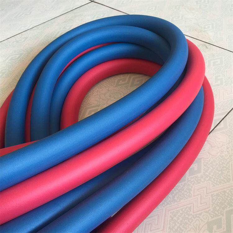 B2级红蓝橡塑保温套管厂家阻燃隔热冷热水保温红蓝管