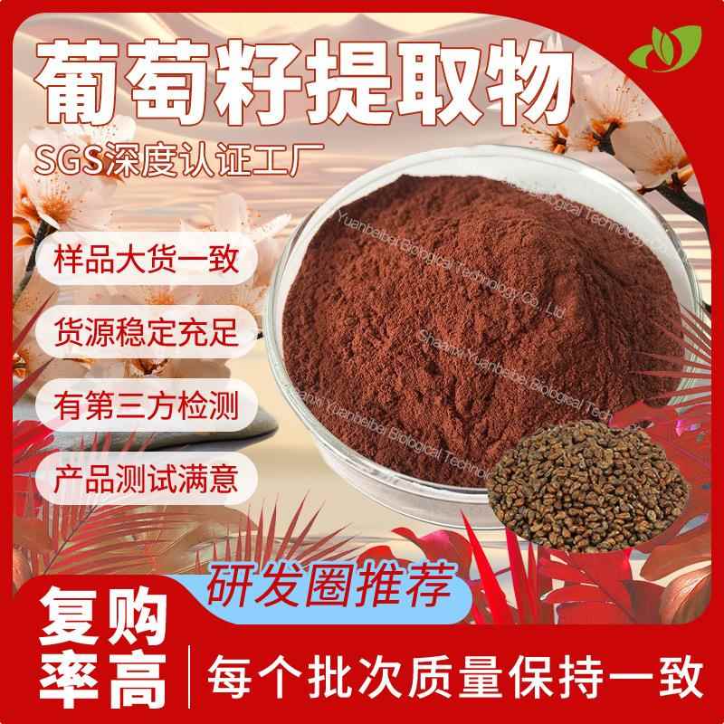 低聚原花青素OPC现货原料葡萄籽原花青素95%散装葡萄籽提取物