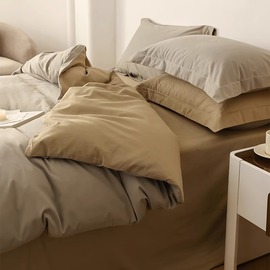 高端加厚全棉磨毛四件套纯棉冬季长绒棉被套加厚床单床笠床上用品