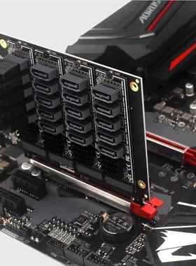 PCIEX16FPYI NVME M.2 RAD阵列扩展 SAT5A 20口转接卡J转MB85芯片