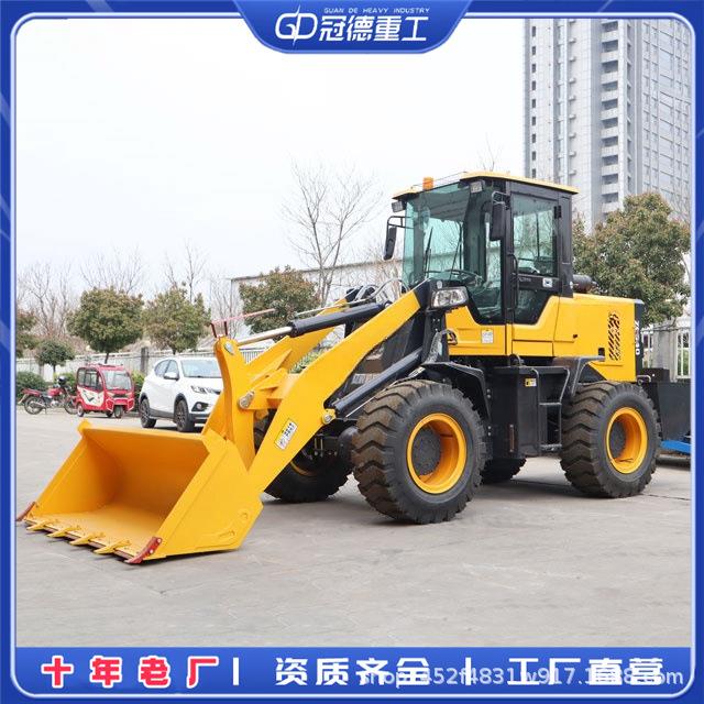 铲车装载机四驱小型20柴油叉草机农用多功能加长臂可旋转抓木机