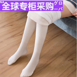 日本fg日本白色加绒打底裤袜女季日系保暖女士，丝袜薄绒加厚连裤袜