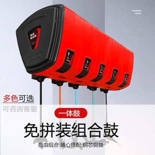 洗车设备气鼓电鼓组合鼓洗车组合箱体泡沫双管高压水鼓美容店精洗