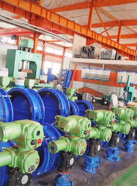 矿用电动蝶阀DN400一体式隔爆型瓦斯门阀WSD94F-16电压AC380V