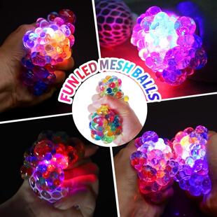6Pack Fidget doh Needohball Set nee Ball Stress Sensory Toys