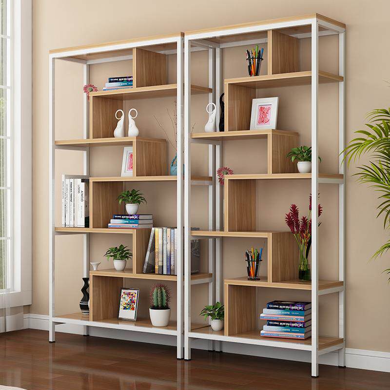 新款直销现代简易书架置物架客厅创意隔断屏风展示柜博古架货架储