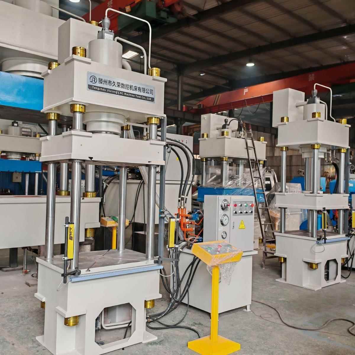 100吨160吨200吨315吨四柱液压机全自动控制油压机模压成型机高效