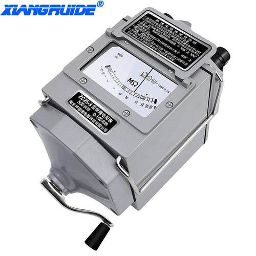 祥德Zc25B振动计500V-1000V绝缘电阻测试仪电工欧姆表机械兆欧表