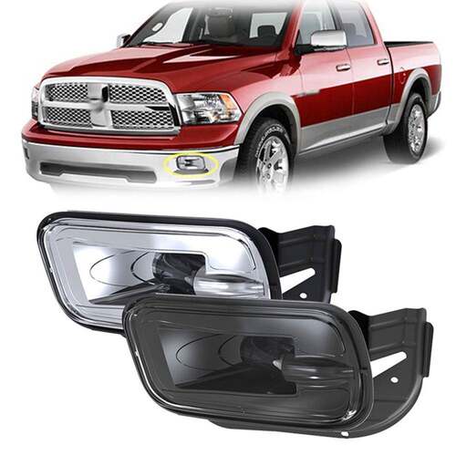 适用新款道奇雾灯 LED雾灯 改装前杠灯 For Dodge Ram 2013-2018