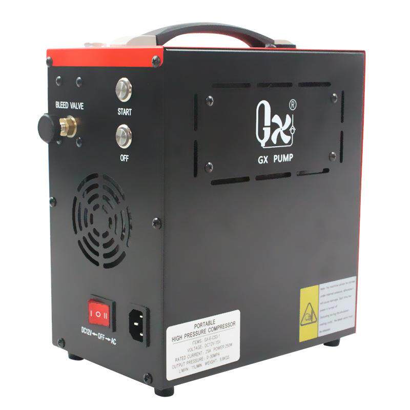 GX-E-CS3-I活塞式30mbar4500psi便携车载12V/110v/220v高压压缩机
