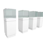 木质玻璃展示柜物品馆古董玉器文收物展览柜珠宝博藏玉瓷陈列柜