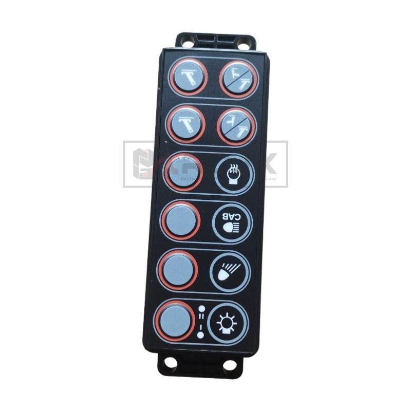 适用现代挖掘机配件R-9大灯控制器8键BH-5033B