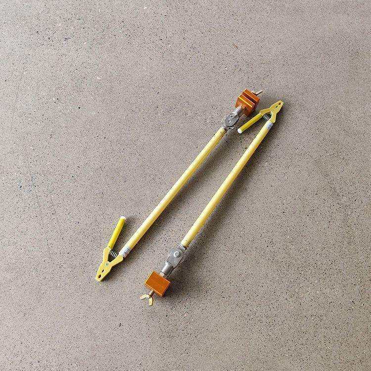 带电作业可伸缩多方位支撑杆多用途引流线固定架高压导线操作杆