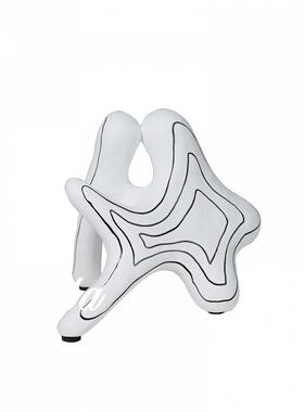 侘寂法式简约客厅电视柜玄关柜书房样板房软装饰品餐柜中古风摆件