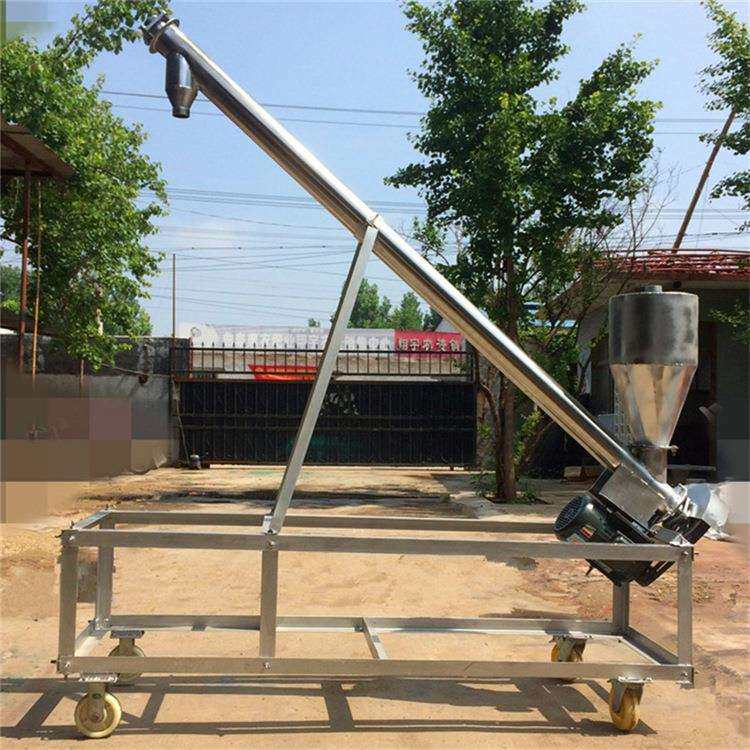 螺旋提升机上料机管式水泥螺旋输送机螺杆送料提升机