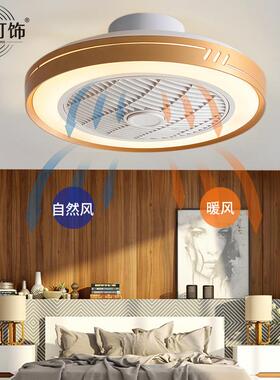 新款超薄吸电顶灯风扇灯加XM379热风扇吊灯简卧室冷书房灯约具暖