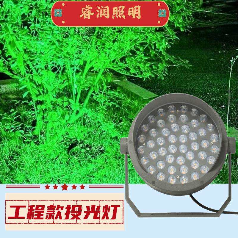 LED投光灯户外投射灯广场夜景园林亮化工程照树灯圆形聚光灯