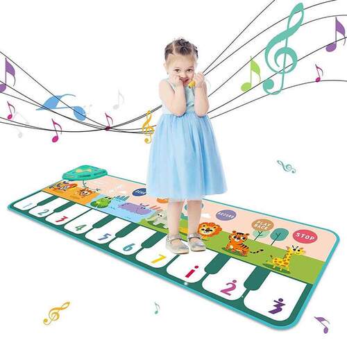 110x36cm Musical Piano Mat for Kids Toddlers Floor Keyboard
