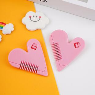 安会理发削发刀 桃心形刘海修剪器可爱创意儿童剪发修发梳子
