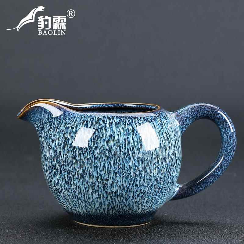 正品蓝色公功茶杯具套组家用2025新款茶陶瓷泡茶壶盖夫碗办专用会