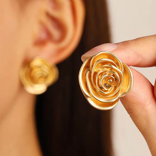 Rose Earrings Women