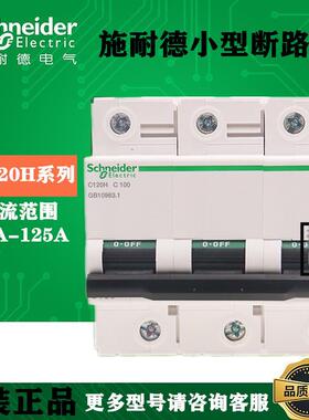 原厂正品小型空气开关断路器C120H 3P D100A A9N19822