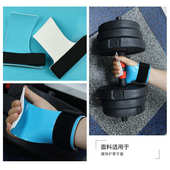 彩色护掌硅胶握把皮革举重硬拉健身护手护腕防滑耐磨超纤皮革料